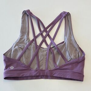 lululemon athletica Mauve Strappy Sports Bra